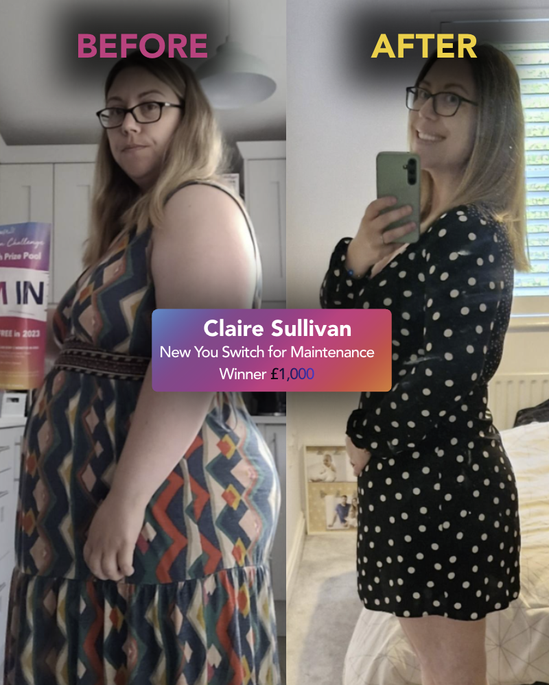 Claire Sullivan — New You Switch for Maintenance — Winner £1,000